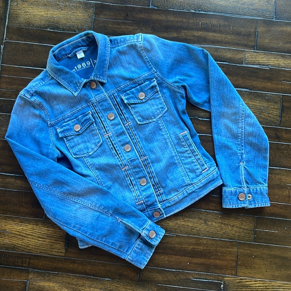 Girls GAP Denim Jacket Size XL